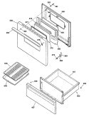 Section Diagram and Parts List for RB632G*R2  Hotpoint Range