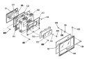 Section Diagram and Parts List for RB767GN4WH  Hotpoint Range