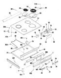 Part Location Diagram of WB36K5141 GE CONTROL PANEL