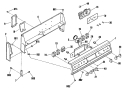Section Diagram and Parts List for RB755GN6WH  Hotpoint Range