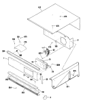Section Diagram and Parts List for RK736GP4BG  Hotpoint Wall Oven