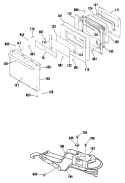 Section Diagram and Parts List for RK736GP4BG  Hotpoint Wall Oven