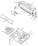 Section Diagram and Parts List for RGB747GER3  Hotpoint Range