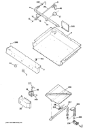 Section Diagram and Parts List for RGB526GES1  Hotpoint Range