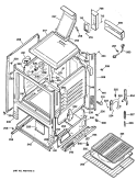 Section Diagram and Parts List for RGB529GEP3  Hotpoint Range