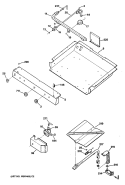 Section Diagram and Parts List for RGB529GEP3  Hotpoint Range