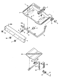 Section Diagram and Parts List for RGB628GER3  Hotpoint Range
