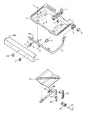 Section Diagram and Parts List for RGB630GES1  Hotpoint Range