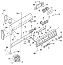 Section Diagram and Parts List for RB787GS1BB  Hotpoint Range