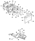 Section Diagram and Parts List for RJ734GP3BG  Hotpoint Wall Oven