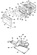 Section Diagram and Parts List for RK736GP5BG  Hotpoint Wall Oven