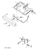 Section Diagram and Parts List for RGB508ES2  Hotpoint Range