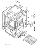 Section Diagram and Parts List for RGB508PS2  Hotpoint Range