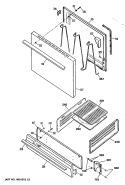 Section Diagram and Parts List for RGB508PS2  Hotpoint Range