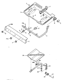 Section Diagram and Parts List for RGB528GER5  Hotpoint Range