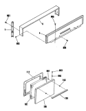 Part Location Diagram of WB36K5167 GE BACKGUARD FRAME