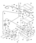 Section Diagram and Parts List for RGB740GES2WH  Hotpoint Range