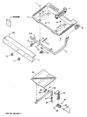 Section Diagram and Parts List for RGB524PV1AD  Hotpoint Range