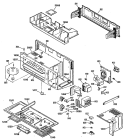 Section Diagram and Parts List for RVM122K02  Hotpoint Microwave