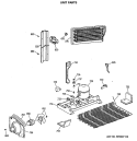 UNIT PARTS Diagram and Parts List for CTX18BASARWH  Hotpoint Refrigerator