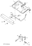 Section Diagram and Parts List for RGB508ET1WH  Hotpoint Range