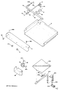 Section Diagram and Parts List for RGB527EV1WH  Hotpoint Range