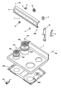 Section Diagram and Parts List for RB525V1  Hotpoint Range