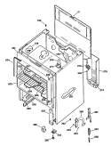 Section Diagram and Parts List for RB525V1  Hotpoint Range