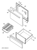 Section Diagram and Parts List for RB525V1  Hotpoint Range