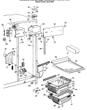 FRESH FOOD SECTION Diagram and Parts List for MSX24XLL  General Electric Refrigerator