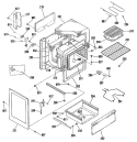 Part Location Diagram of WB63K5163 GE FRONT FRAME