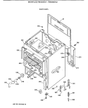 BODY PARTS Diagram and Parts List for RB533GV1  Hotpoint Range