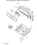 COOKTOP Diagram and Parts List for RGB532EV1WH  Hotpoint Range