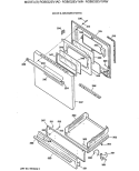 Part Location Diagram of WB15K0024 GE Handle DR BLK
