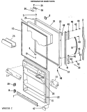 Part Location Diagram of WR12X317 GE HANDLE FF