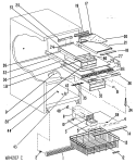 Section Diagram and Parts List for TCX20ZMB  General Electric Refrigerator