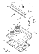 Section Diagram and Parts List for JBS03S1  General Electric Range