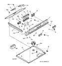 CONTROL PANEL Diagram and Parts List for JCSP39BW2BB  General Electric Range