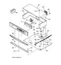 CONTROL PANEL Diagram and Parts List for JT950SY1SS  General Electric Wall Oven