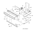 CENTER SPACER Diagram and Parts List for JT950SY1SS  General Electric Wall Oven