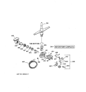 MOTOR - PUMP MECHANISM Diagram and Parts List for GSD3410Z01AA  General Electric Dishwasher