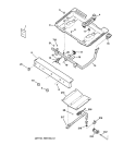 GAS & BURNER PARTS Diagram and Parts List for JGSS05BEA1BB  General Electric Range