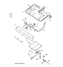 GAS & BURNER PARTS Diagram and Parts List for JGBS04BEA1AD  General Electric Range