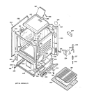 BODY PARTS Diagram and Parts List for JGBS04BPA1AD  General Electric Range