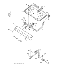 GAS & BURNER PARTS Diagram and Parts List for JGBS15PEA1WH  General Electric Range