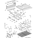 UNIT PARTS Diagram and Parts List for TBJ16JABERAA  General Electric Refrigerator