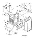 CONTAINER PARTS Diagram and Parts List for GCG1530Z0WW  General Electric Trash Compactor