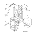 FRAME PARTS Diagram and Parts List for GCG1530Z0WW  General Electric Trash Compactor