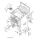 BODY PARTS Diagram and Parts List for JBP30AA2  General Electric Range