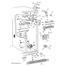 FRESH FOOD SECTION Diagram and Parts List for TFX30PPBAWW  General Electric Refrigerator
